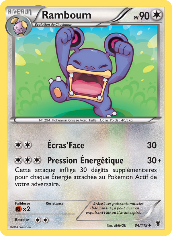 Ramboum 84 — Phantom Forces (French Pokémon TCG card)