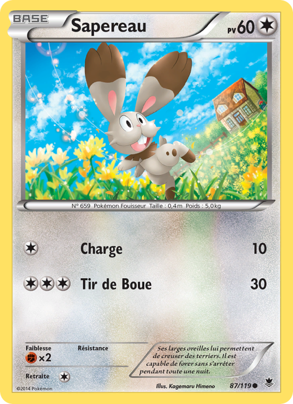 Sapereau 87 — Phantom Forces (French Pokémon TCG card)