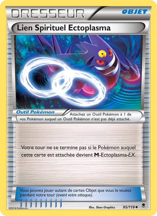 Lien Spirituel Ectoplasma 95 — Phantom Forces (French Pokémon TCG card)