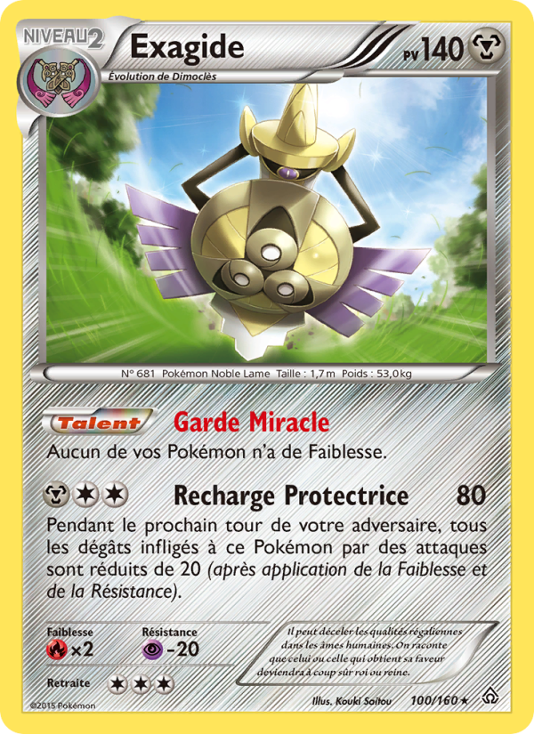 Exagide 100 — Primal Clash (French Pokémon TCG card)