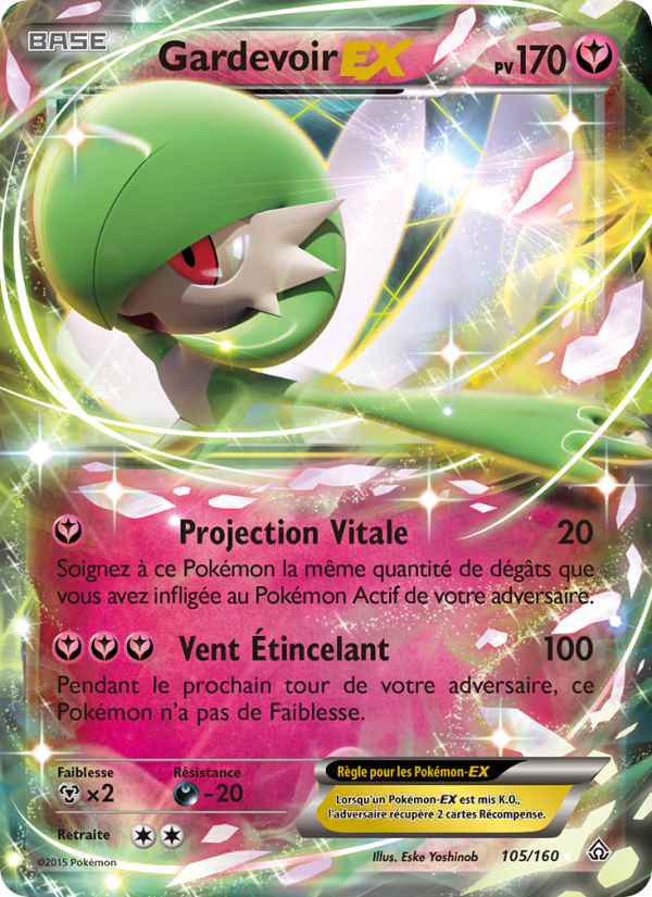 Gardevoir EX 105 — Primal Clash (French Pokémon TCG card)