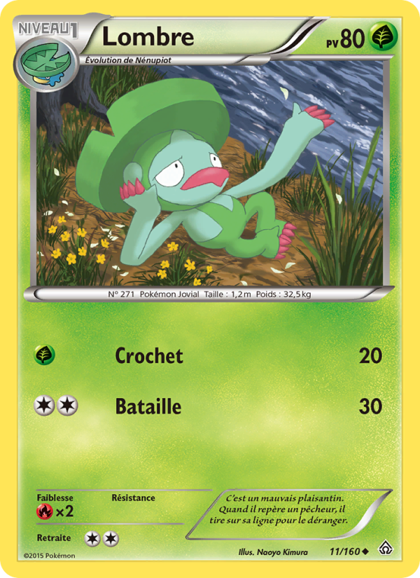 Lombre 11 — Primal Clash (French Pokémon TCG card)