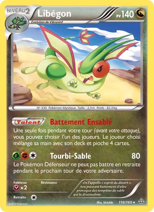 Libégon 110 — Primal Clash (French Pokémon TCG card)