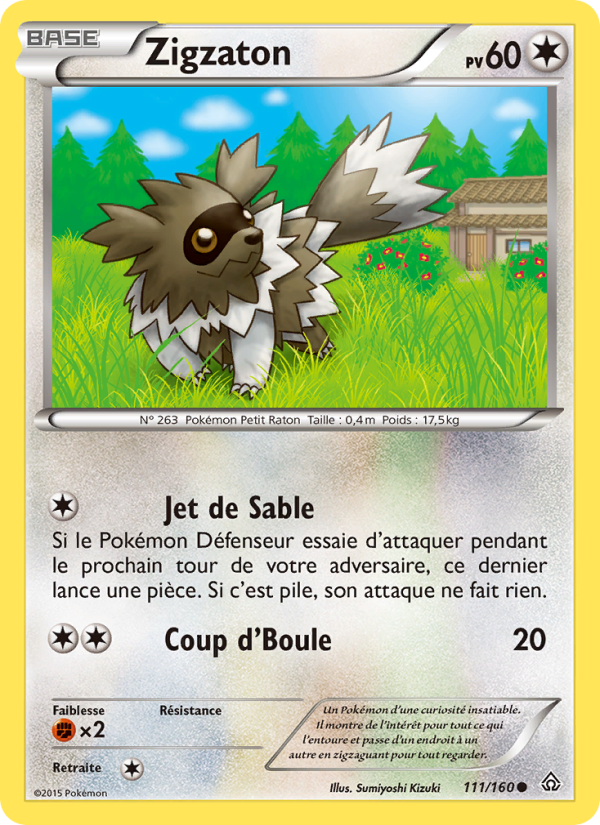 Zigzaton 111 — Primal Clash (French Pokémon TCG card)