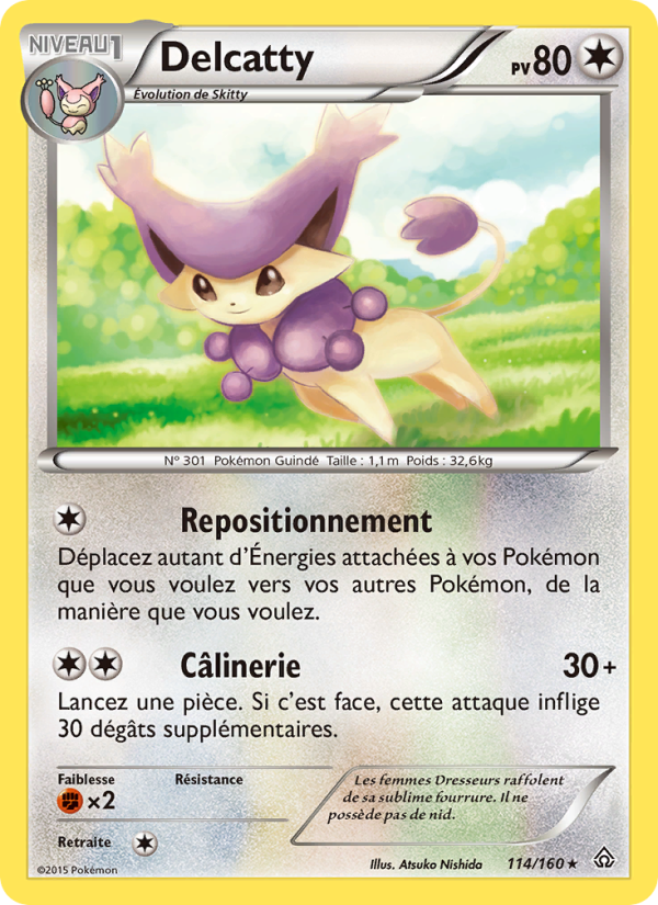 Delcatty 114 — Primal Clash (French Pokémon TCG card)