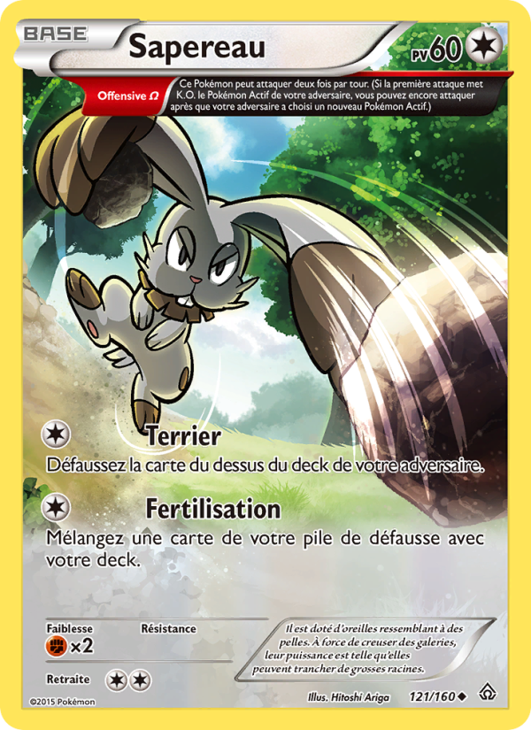 Sapereau 121 — Primal Clash (French Pokémon TCG card)