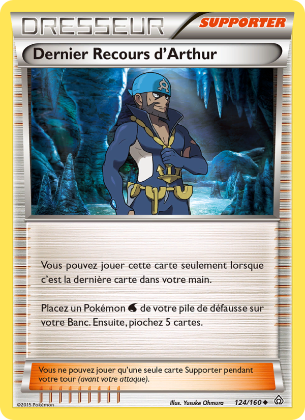 Dernier Recours d'Arthur 124 — Primal Clash (French Pokémon TCG card)