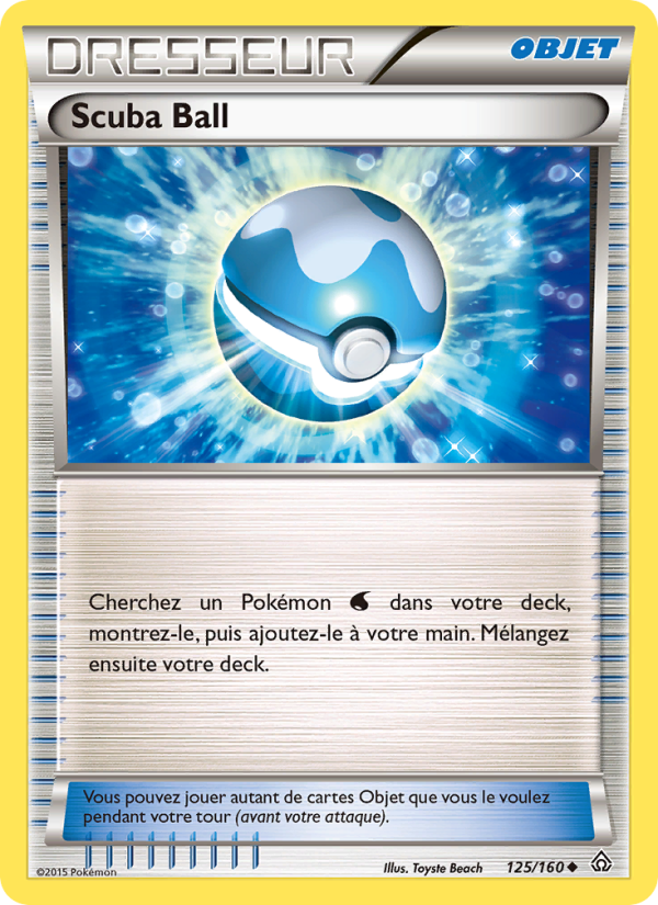 Scuba Ball 125 — Primal Clash (French Pokémon TCG card)