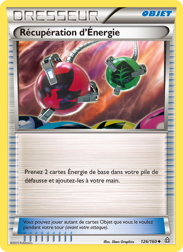 Récupération d'Énergie 126 — Primal Clash (French Pokémon TCG card)
