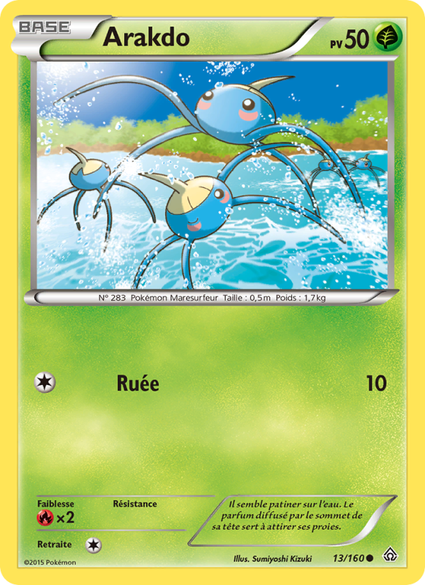 Arakdo 13 — Primal Clash (French Pokémon TCG card)