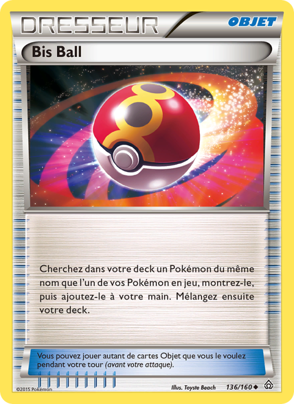 Bis Ball 136 — Primal Clash (French Pokémon TCG card)