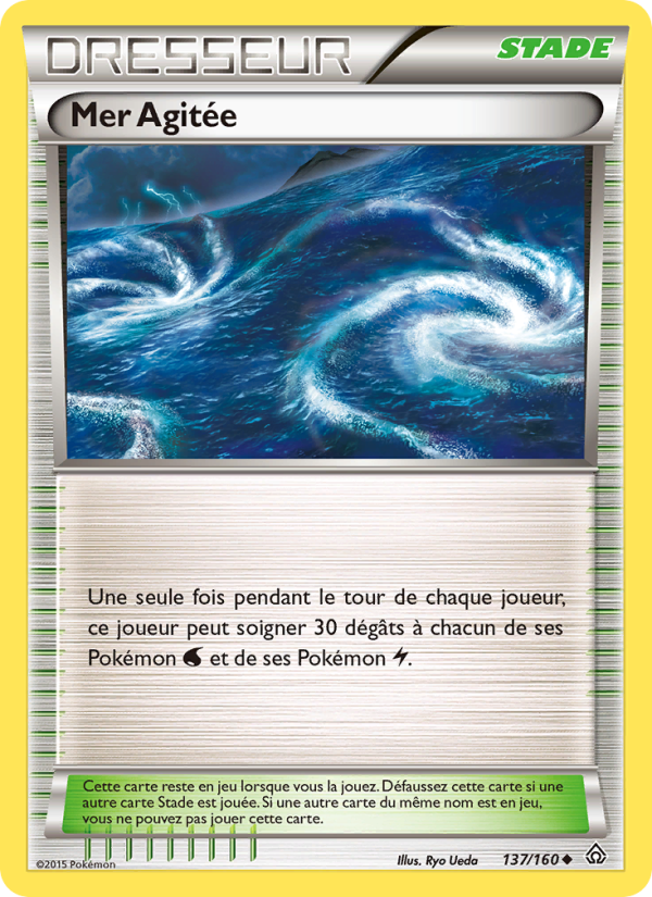 Mer Agitée 137 — Primal Clash (French Pokémon TCG card)