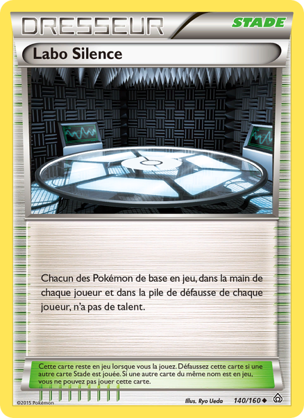 Labo Silence 140 — Primal Clash (French Pokémon TCG card)