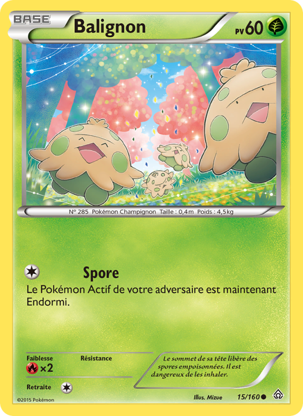 Balignon 15 — Primal Clash (French Pokémon TCG card)