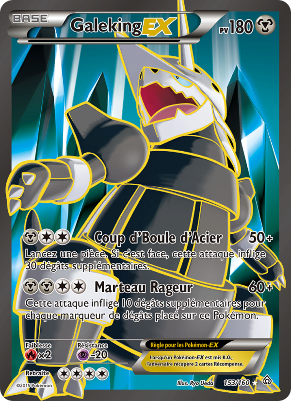 Galeking EX 153 — Primal Clash (French Pokémon TCG card)