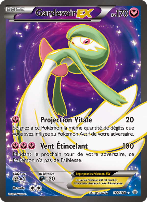 Gardevoir EX 155 — Primal Clash (French Pokémon TCG card)