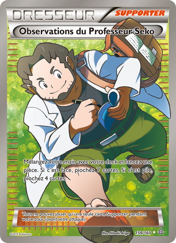 Observations du Professeur Seko 159 — Primal Clash (French Pokémon TCG card)