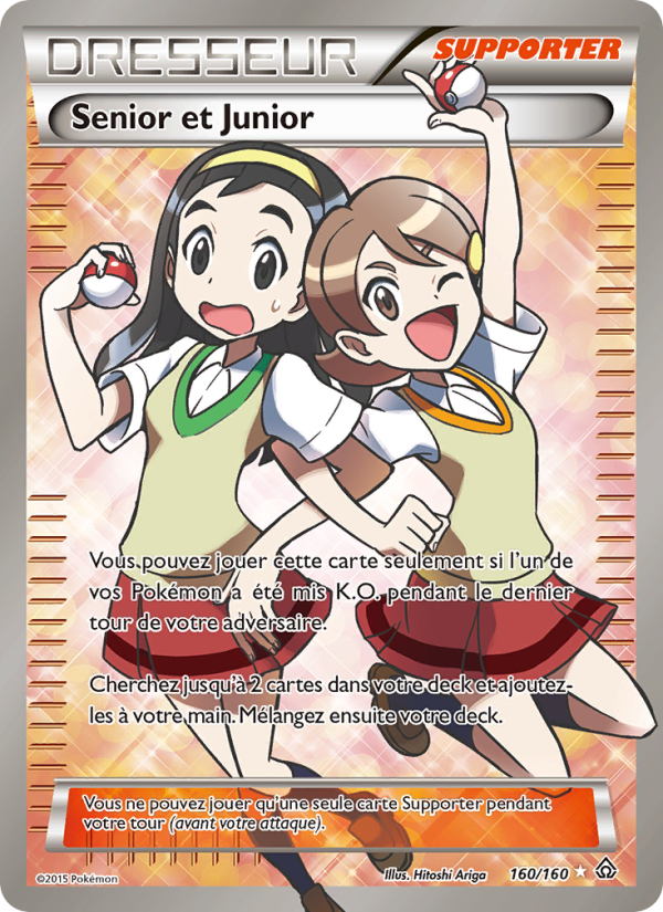 Senior et Junior 160 — Primal Clash (French Pokémon TCG card)