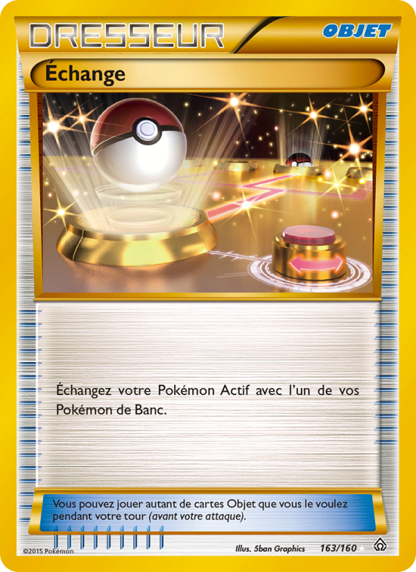 Échange 163 — Primal Clash (French Pokémon TCG card)