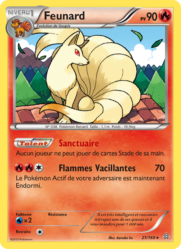 Feunard 21 — Primal Clash (French Pokémon TCG card)