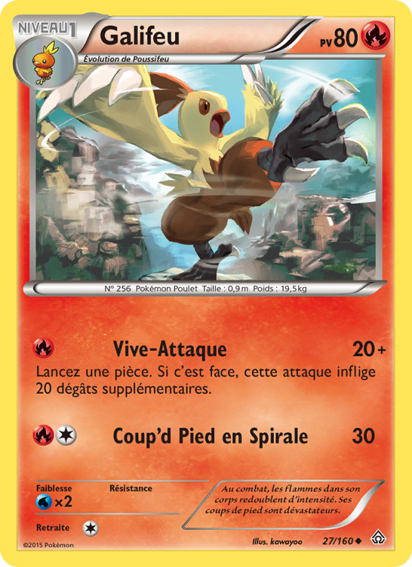 Galifeu 27 — Primal Clash (French Pokémon TCG card)