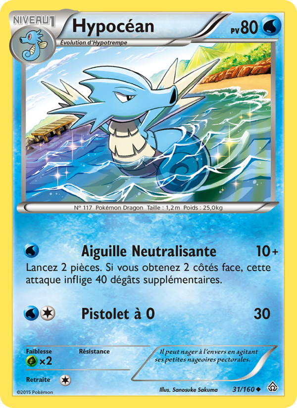 Hypocéan 31 — Primal Clash (French Pokémon TCG card)