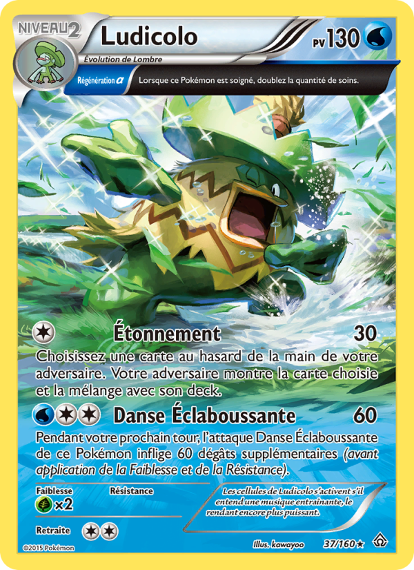 Ludicolo 37 — Primal Clash (French Pokémon TCG card)