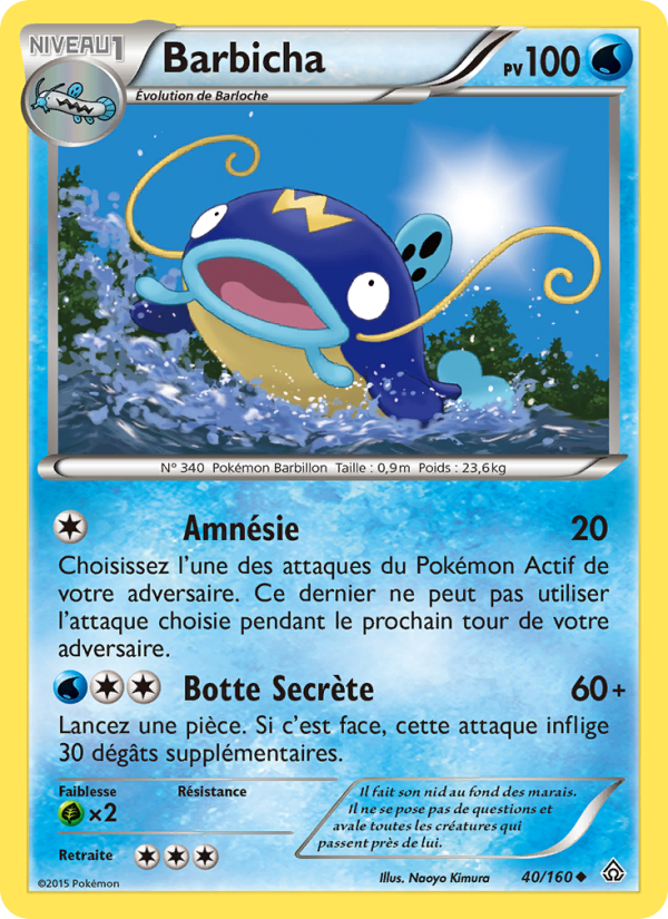 Barbicha 40 — Primal Clash (French Pokémon TCG card)