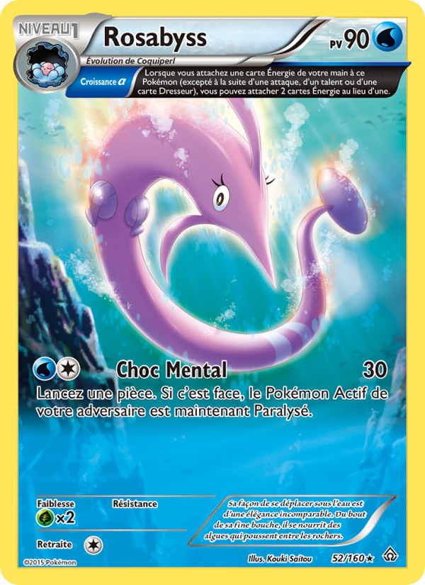 Rosabyss 52 — Primal Clash (French Pokémon TCG card)