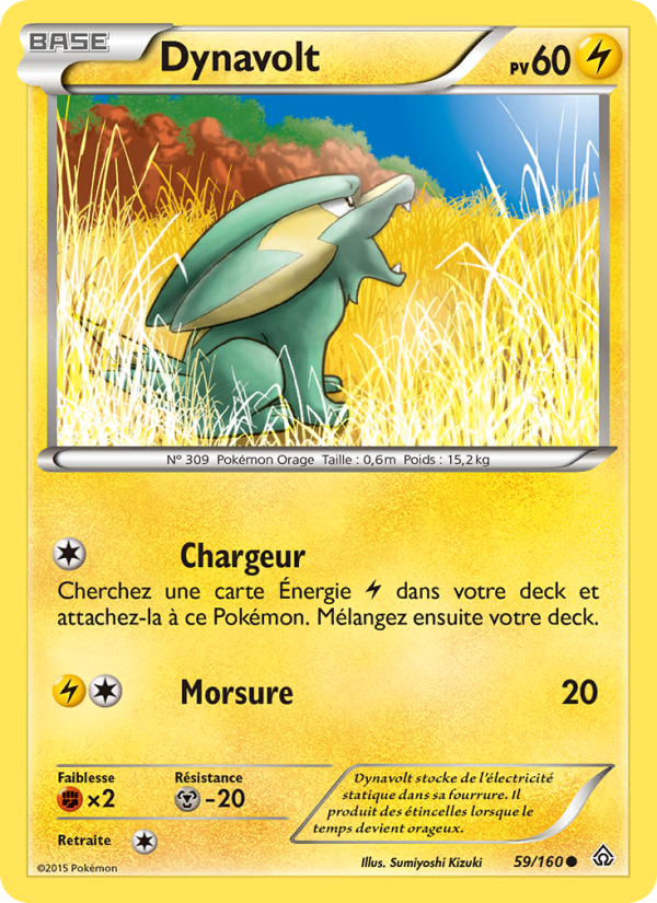 Dynavolt 59 — Primal Clash (French Pokémon TCG card)