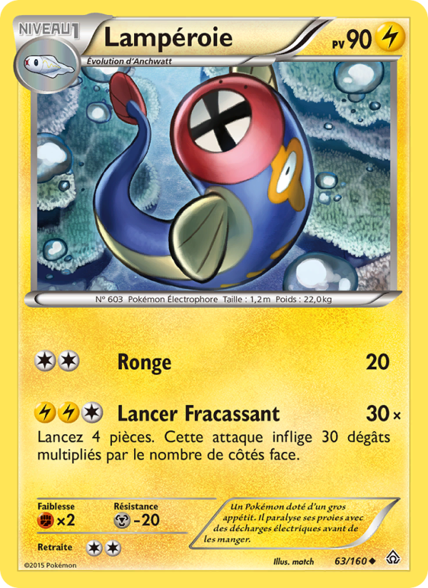 Lampéroie 63 — Primal Clash (French Pokémon TCG card)