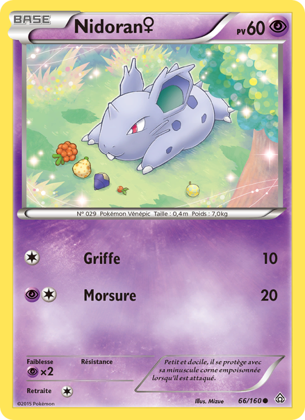Nidoran♀ 66 — Primal Clash (French Pokémon TCG card)