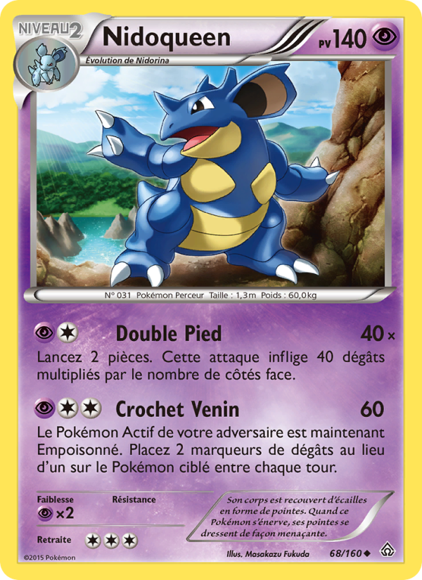 Nidoqueen 68 — Primal Clash (French Pokémon TCG card)