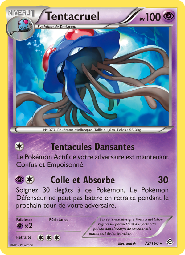 Tentacruel 72 — Primal Clash (French Pokémon TCG card)