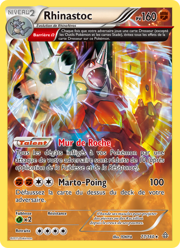 Rhinastoc 77 — Primal Clash (French Pokémon TCG card)