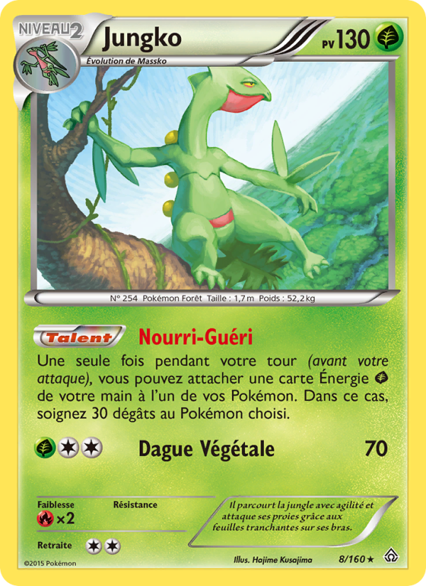 Jungko 8 — Primal Clash (French Pokémon TCG card)