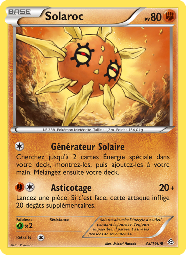 Solaroc 83 — Primal Clash (French Pokémon TCG card)