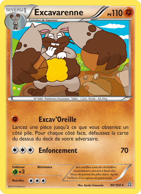 Excavarenne 90 — Primal Clash (French Pokémon TCG card)