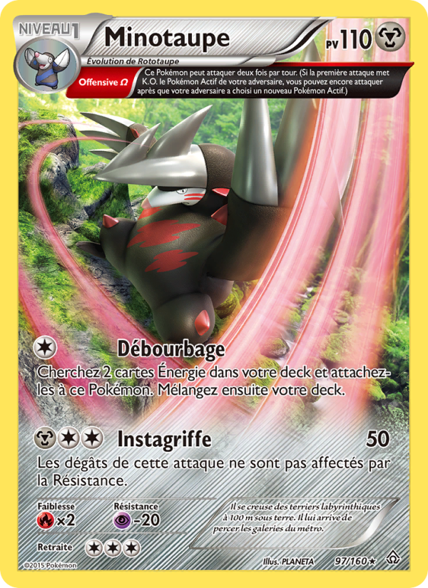 Minotaupe 97 — Primal Clash (French Pokémon TCG card)