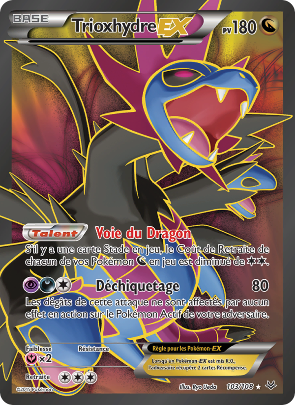 Trioxhydre EX 103 — Roaring Skies (French Pokémon TCG card)