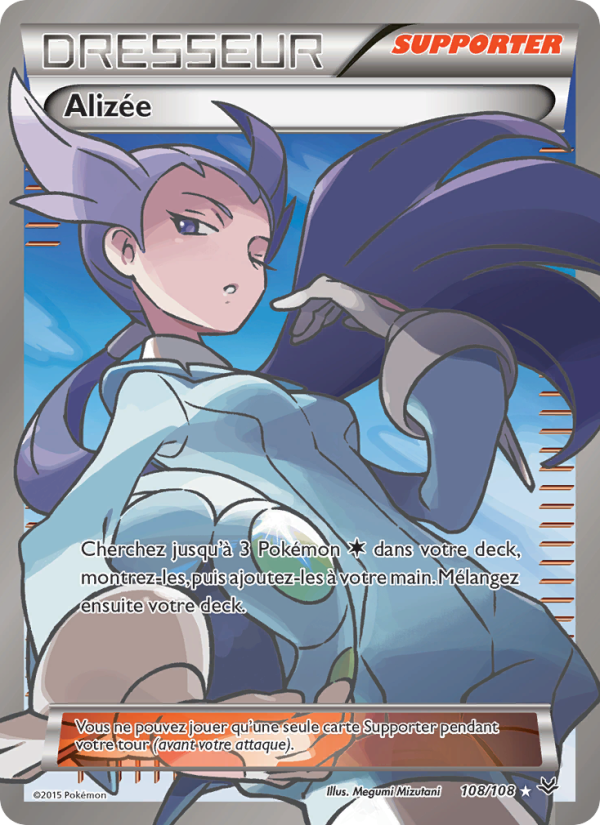 Alizée 108 — Roaring Skies (French Pokémon TCG card)