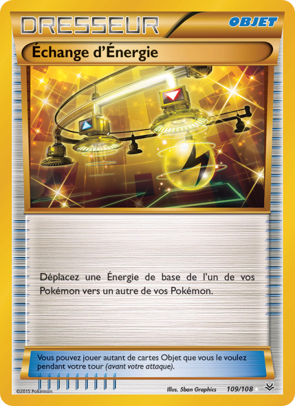 Échange d'Énergie 109 — Roaring Skies (French Pokémon TCG card)
