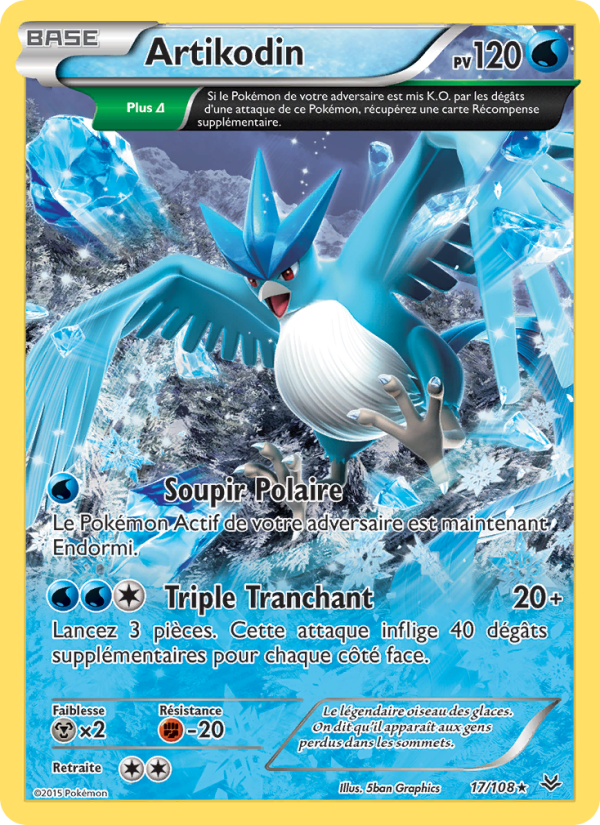Artikodin 17 — Roaring Skies (French Pokémon TCG card)