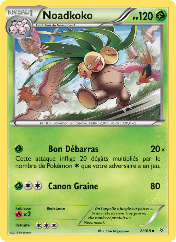 Noadkoko 2 — Roaring Skies (French Pokémon TCG card)