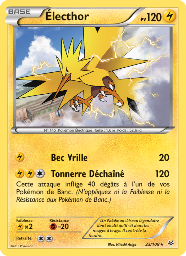 Électhor 23 — Roaring Skies (French Pokémon TCG card)