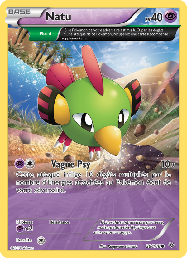Natu 28 — Roaring Skies (French Pokémon TCG card)