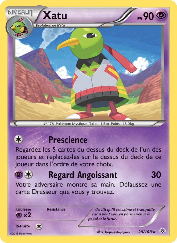 Xatu 29 — Roaring Skies (French Pokémon TCG card)