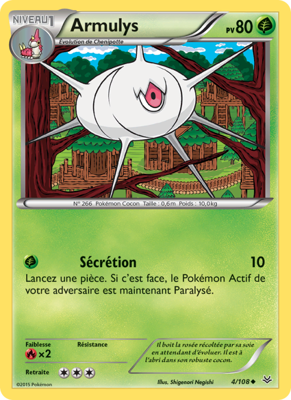 Armulys 4 — Roaring Skies (French Pokémon TCG card)