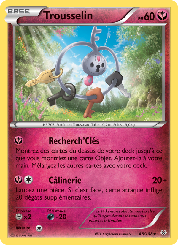 Trousselin 48 — Roaring Skies (French Pokémon TCG card)