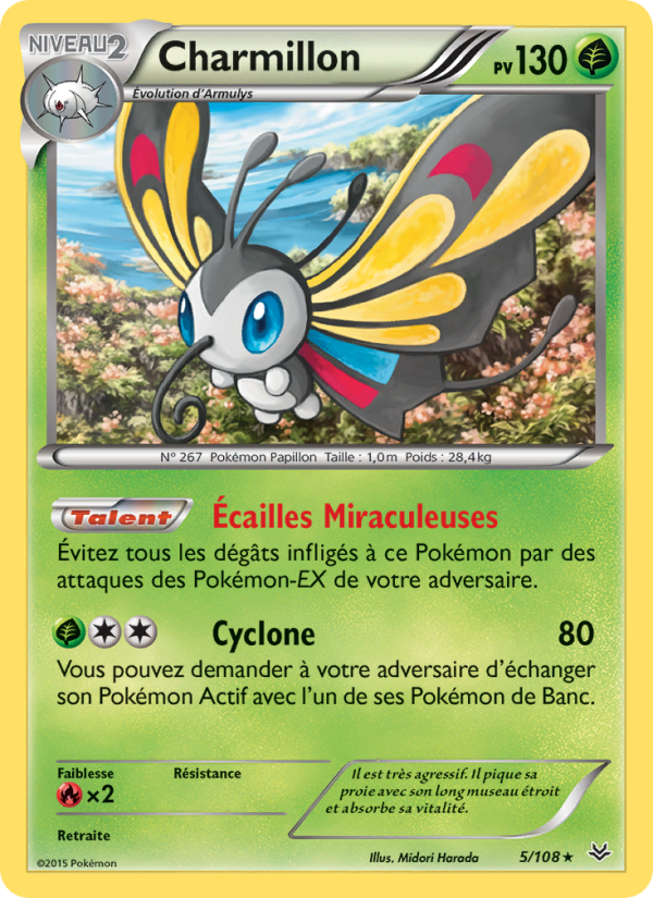 Charmillon 5 — Roaring Skies (French Pokémon TCG card)